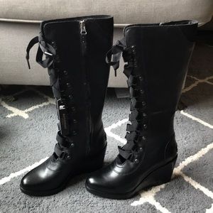 sorel after hours tall boot black